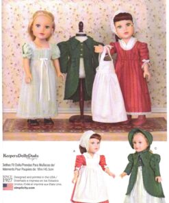 Simplicity 8714 Doll Clothes Size: 18" Uncut Sewing Pattern
