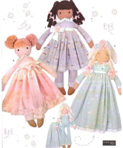 Simplicity 8760 Stuffed Dolls with Clothes Size: 25" Uncut Sewing Pattern