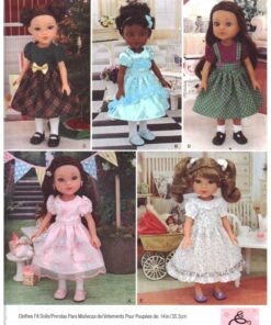 Simplicity 8819 Doll Clothes Size: 14 " Used Sewing Pattern