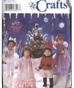 Simplicity 8998 Doll Clothes Size: 18" Used Sewing Pattern