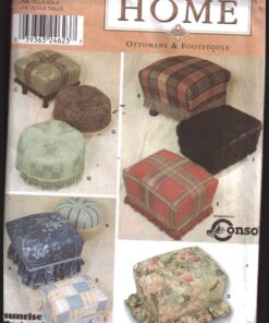 Simplicity 9556 Ottomans Size: One Uncut Sewing Pattern