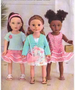 Simplicity S9002 Doll Clothes Size: 18" Uncut Sewing Pattern