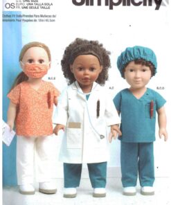 Simplicity S9367 Doll Clothes Size: 18" Uncut Sewing Pattern