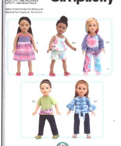 Simplicity S9499 Doll Clothes Size: 18" Uncut Sewing Pattern