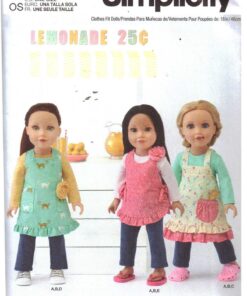 Simplicity S9523 Doll Clothes Size: 18" Uncut Sewing Pattern