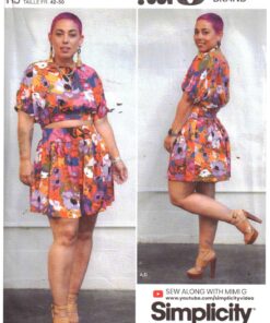 Simplicity S9550 Top, Skirt, Shorts Size: R5 14-22 Uncut Sewing Pattern
