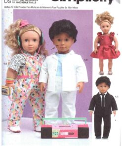 Simplicity S9567 Doll Clothes Size: 18" Uncut Sewing Pattern