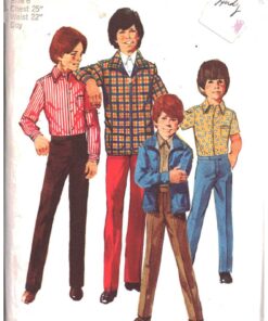 Simplicity 9595 Boy's Jacket, Shirt, Pants Size: 6 Chest 25" Uncut Sewing Pattern