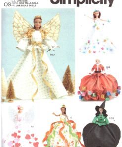 Simplicity S9662 Holiday Fashion Doll Clothes Size: 11.5" Uncut Sewing Pattern