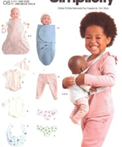 Simplicity S9903 Doll Clothes & Accessories Size: 18" Uncut Sewing Pattern