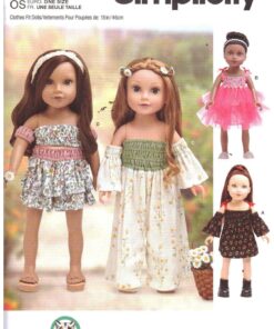Simplicity S9904 Doll Clothes Size: 18" Uncut Sewing Pattern