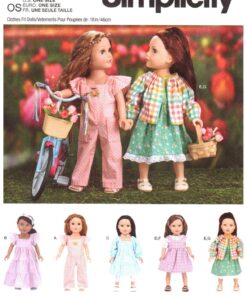 Simplicity S9975 Doll Clothes Size: 18" Uncut Sewing Pattern