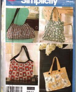 Simplicity W2685 Bag Size: One Uncut Sewing Pattern