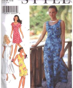 Style 2823 Dress Size: A 8-18 Uncut Sewing Pattern