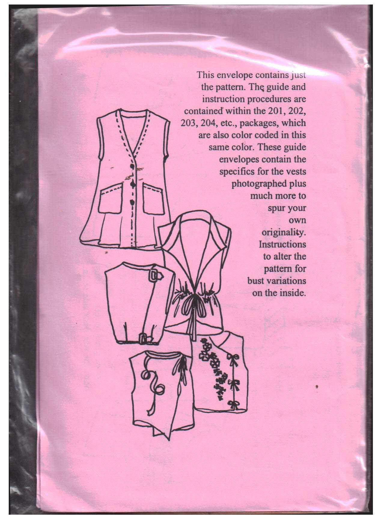 The Sewing Connection 200 Alternatives Size: One Uncut Sewing Pattern - Image 2