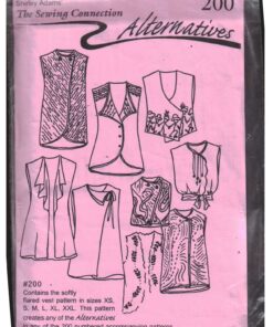 The Sewing Connection 200 Alternatives Size: One Uncut Sewing Pattern