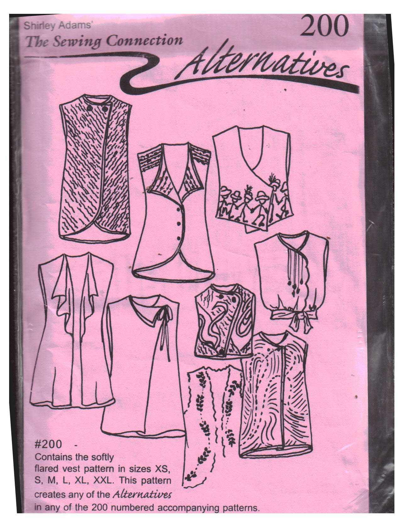 The Sewing Connection 200 Alternatives Size: One Uncut Sewing Pattern