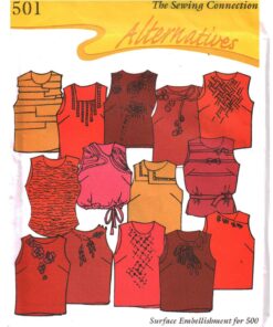 The Sewing Connection 501 Surface Embellishment for 500 Size: One Uncut Sewing Pattern