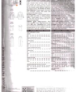 Vogue 2281 Suit - Jacket, Pants, Top by Anne Klein Size: 26W-28W-30W Uncut Sewing Pattern - Image 2