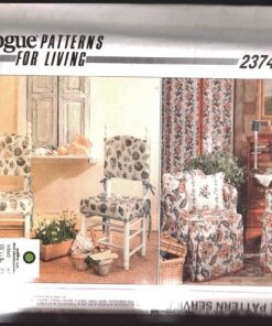 Vogue 2374 Chair Covers Size: One Uncut Sewing Pattern - Image 2