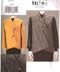 Vogue 7746 Vest, Jacket by Marcy Tulton Size: L-XL Uncut Sewing Pattern