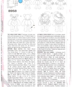 Alternative view of Vogue 8958 Soft Toys - The Vogue Bear Family Size: One Uncut Sewing Pattern
