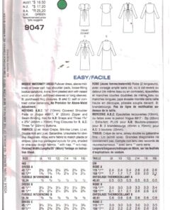 Alternative view of Vogue 9047 Maternity Dress Size: 14-16-18 Uncut Sewing Pattern