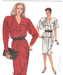 Vogue 9667 Top, Skirt Size: 14-16-18 Uncut Sewing Pattern