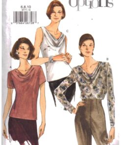 Vogue 9771 Blouse Size: 6-8-10 Uncut Sewing Pattern