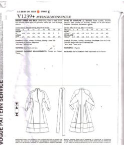 Vogue V1239 Dress by Chado Ralph Rucci Size: EE 14-16-18-20 Uncut Sewing Pattern - Image 2
