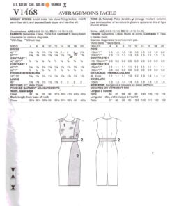Vogue V1468 Dress by Nicola Finetti Size: D5 12-14-16-18-20 Uncut Sewing Pattern - Image 2