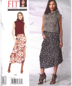 Vogue V1515 Top, Skirt by Sandra Betzina Size: OSZ Uncut Sewing Pattern