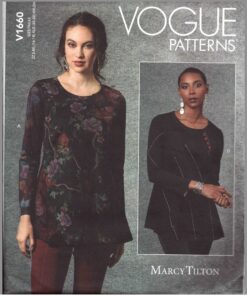 Vogue V1660 Top by Marcy Tilton Size: ZZ (L 16-18) XL (20-22) XXL (24-26) Uncut Sewing Pattern