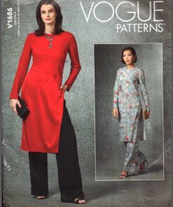 Vogue V1686 Tunic, Pants Size: Y XS 94-6) S 98-10) M 912-14) Uncut Sewing Pattern