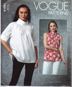 Vogue V1701 Top A S-M-L-XL-XXL Uncut Sewing Pattern