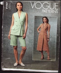 Vogue V1707 Vest, Shorts, Pants Size: B5 8-10-12-14-16 Uncut Sewing Pattern
