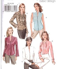 Vogue V7906 Blouses Size: 12-14-16 Uncut Sewing Pattern