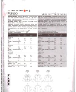Alternative view of Vogue V8300 Jackets Size: XY S-M-L Uncut Sewing Pattern