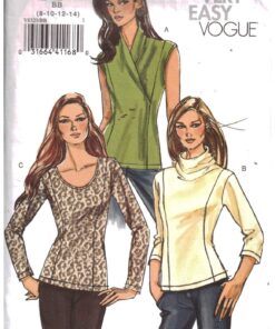 Vogue V8323 Tops Size: BB 8-10-12-14 Uncut Sewing Pattern