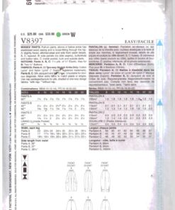 Alternative view of Vogue V8397 Pants by Marcy Tilton Size: BB 8-10-12-14 Uncut Sewing Pattern