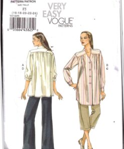 Vogue V8716 Shirt, Pants Size: F5 16-18-20-22-24 Uncut Sewing Pattern