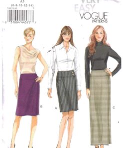 Vogue V8835 Skirt Size: A5 6-8-10-12-14 Uncut Sewing Pattern