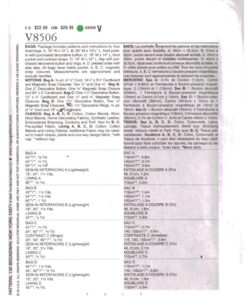 Alternative view of Vogue V8506 Bags Size: One Uncut Sewing Pattern