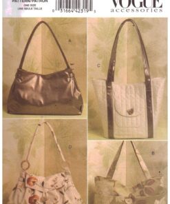 Vogue V8506 Bags Size: One Uncut Sewing Pattern